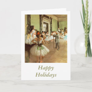 Cartes Pour Fêtes Annuelles La Classe de Danse par Edgar Degas