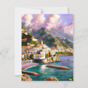 Cartes Pour Fêtes Annuelles La côte amalfitaine est l'une des plus belles