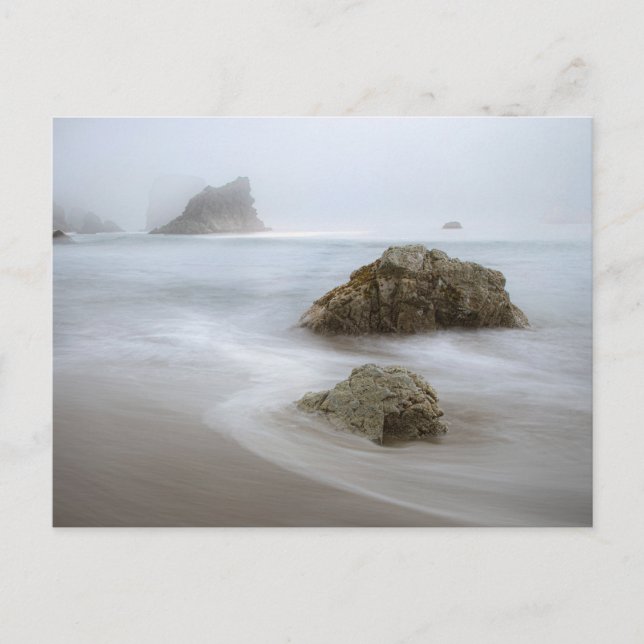 Cartes Pour Fêtes Annuelles La côte de l'Oregon (Devant)