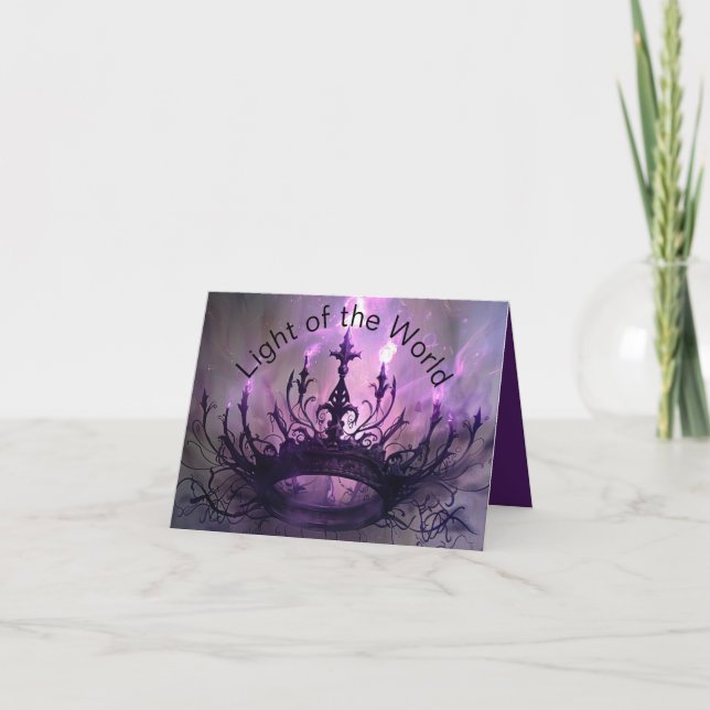 Cartes Pour Fêtes Annuelles La Couronne de gloire a remplacé la Couronne d'épi (Devant)