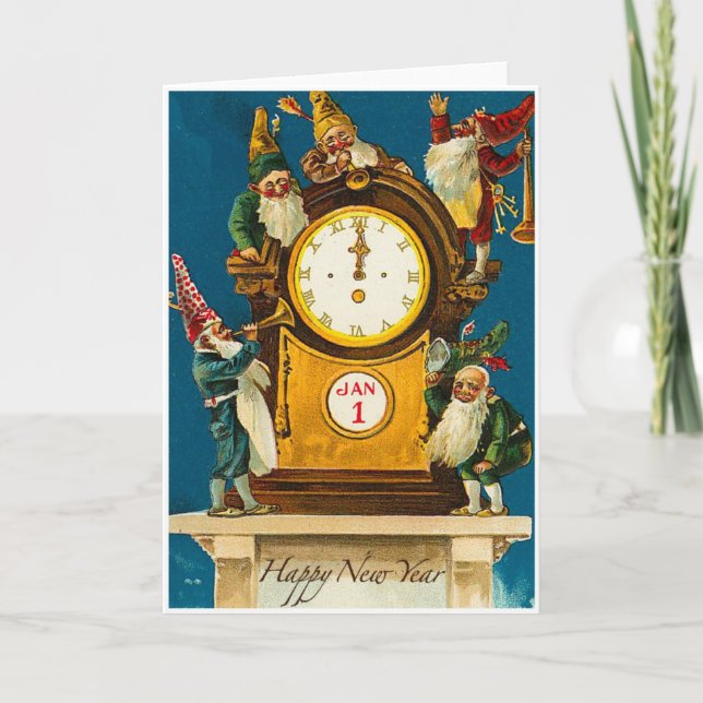 Cartes Pour Fêtes Annuelles La course du minuit (Devant)