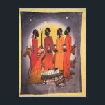Cartes Pour Fêtes Annuelles La crèche de Noël africaine<br><div class="desc">La crèche de Noël africaine</div>