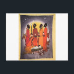 Cartes Pour Fêtes Annuelles La crèche de Noël africaine<br><div class="desc">La crèche de Noël africaine</div>