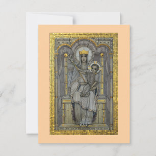 Cartes Pour Fêtes Annuelles La dame de Walsingham