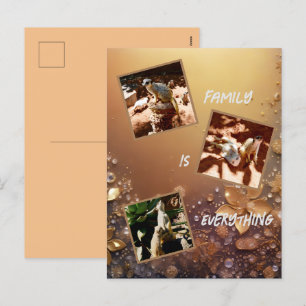 Cartes Pour Fêtes Annuelles La Famille rose Gold Meerkat Est Tout,