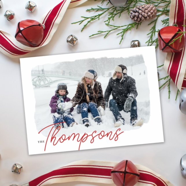 Cartes Pour Fêtes Annuelles La famille tout le moderne Photo Holiday Card (Créateur téléchargé)