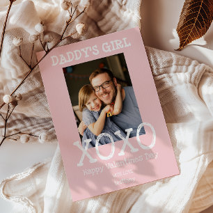 Cartes Pour Fêtes Annuelles La fille de papa   Photo   Hugs Et Baisers Valenti