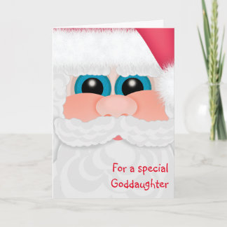 Cartes Pour Fêtes Annuelles La filleule grand Père Noël de Joyeux Noël font