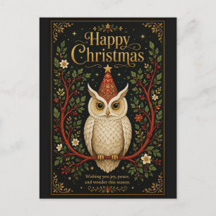 Cartes Pour Fêtes Annuelles La floraison de Noël du messager avisé