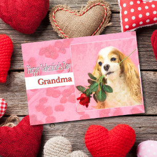 Cartes Pour Fêtes Annuelles La grand-maman de heureuse Sainte-Valentin avec le