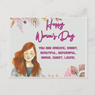 Cartes Pour Fêtes Annuelles La Journée internationale de la femme souhaite une
