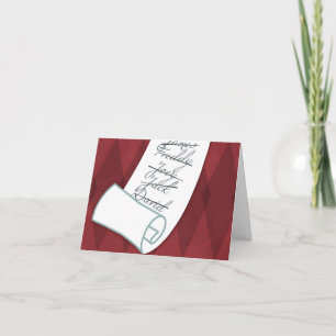 Cartes Pour Fêtes Annuelles La liste vilaine