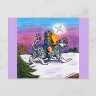Cartes Pour Fêtes Annuelles La lumière de l'espoir crayon imaginaire de Noël