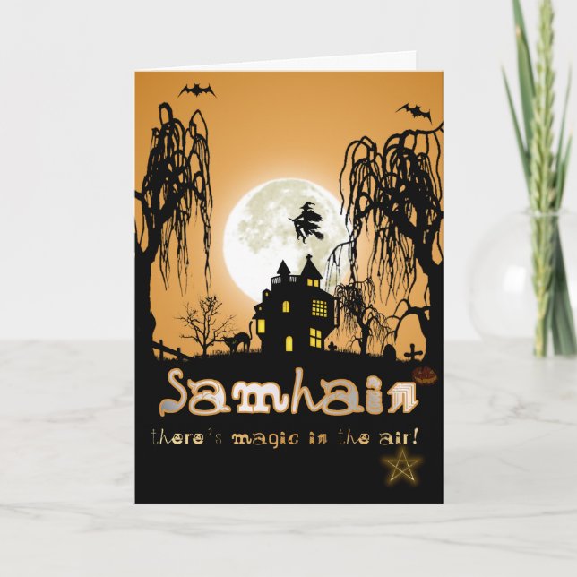 Cartes Pour Fêtes Annuelles La magie dans l'air (Devant)