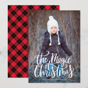 Cartes Pour Fêtes Annuelles La magie de la typographie de Noël en superpositio