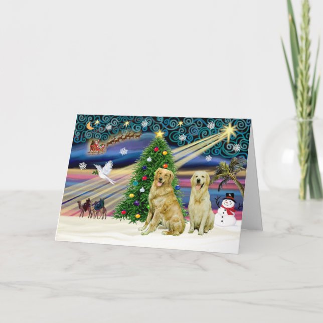 Cartes Pour Fêtes Annuelles La magie de Noël (Devant)