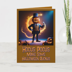 Cartes Pour Fêtes Annuelles La Magie d'Halloween de M. Citrouille (3)