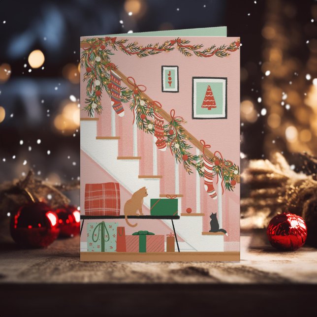 Cartes Pour Fêtes Annuelles La maison est où sont les chaussettes (Créateur téléchargé)