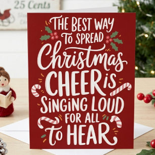 Cartes Pour Fêtes Annuelles La meilleure façon de répandre la joie de Noël