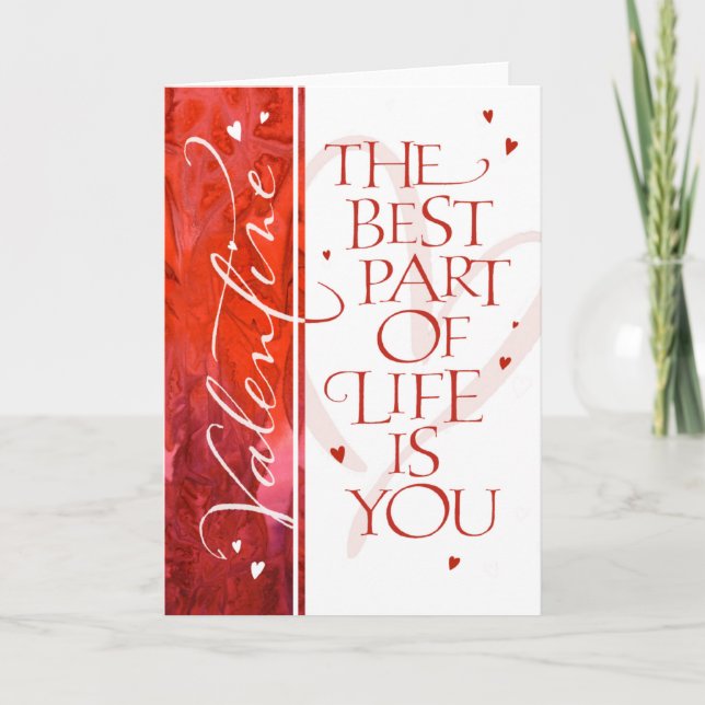 Cartes Pour Fêtes Annuelles La meilleure partie de la vie est VOUS (Devant)