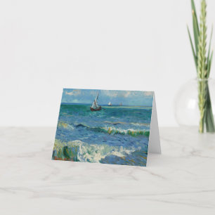 Cartes Pour Fêtes Annuelles La mer aux Saintes Maries de la Mer   Van Gogh