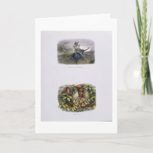 Cartes Pour Fêtes Annuelles La messagère de la Reine féerique, et Elf et