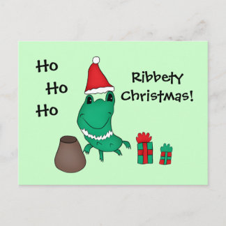 Cartes Pour Fêtes Annuelles La mignonne grenouille de Noël de Cassie