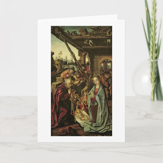 Cartes Pour Fêtes Annuelles La nativité (Devant)
