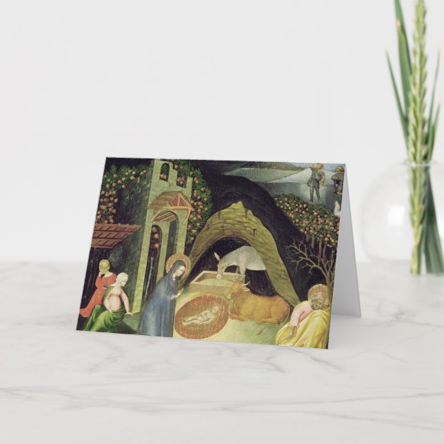 Cartes Pour Fêtes Annuelles La Nativité (Devant)