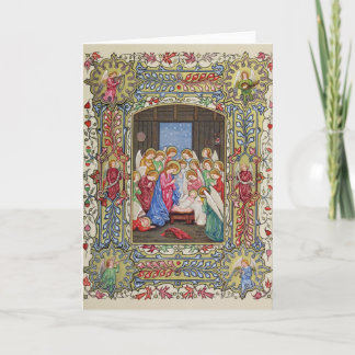 Cartes Pour Fêtes Annuelles La nativité de notre seigneur