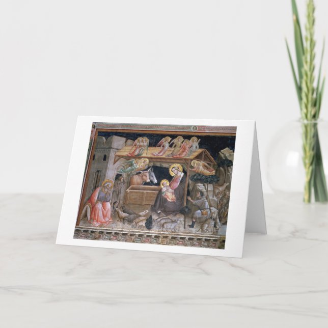 Cartes Pour Fêtes Annuelles La nativité, détail de la vie de la Vierge a (Devant)