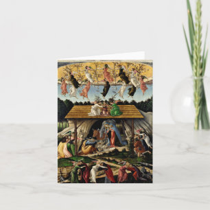 Cartes Pour Fêtes Annuelles La nativité mystique de Botticelli
