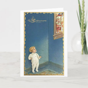 Cartes Pour Fêtes Annuelles La nuit avant Noël Vintage