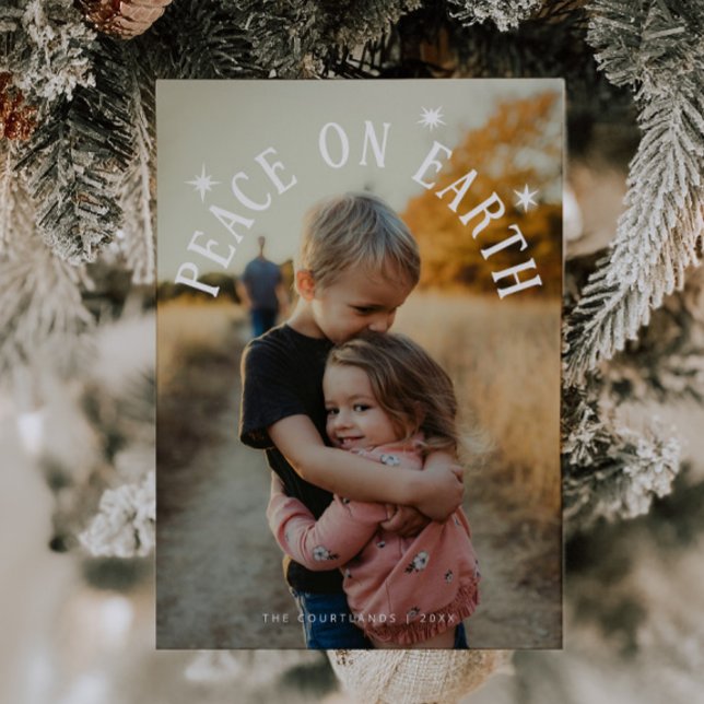 Cartes Pour Fêtes Annuelles La Paix sur Terre Arche de Noël Photo (Créateur téléchargé)