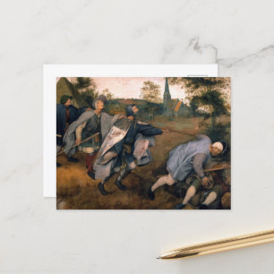 Cartes Pour Fêtes Annuelles La parabole des aveugles par Pieter Bruegel