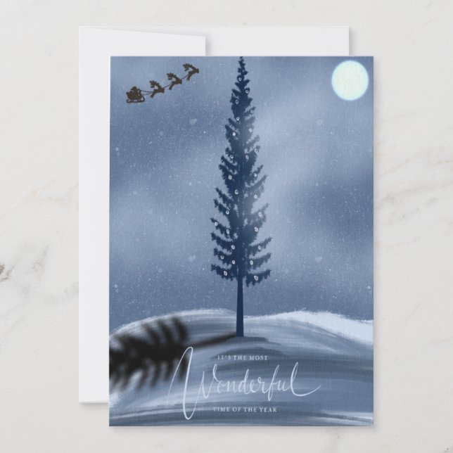 Cartes Pour Fêtes Annuelles La période la plus merveilleuse de l'année (Devant)