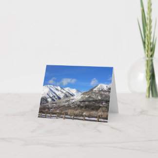 Cartes Pour Fêtes Annuelles La Platas en hiver