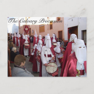 Cartes Pour Fêtes Annuelles La procession de Pâques du Calvaire.