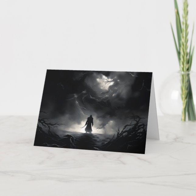 Cartes Pour Fêtes Annuelles La promenade d'Halloween de Stormwalker (Devant)