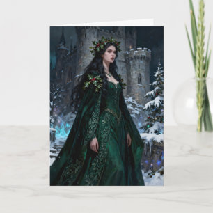 Cartes Pour Fêtes Annuelles La Reine de Houx Noël