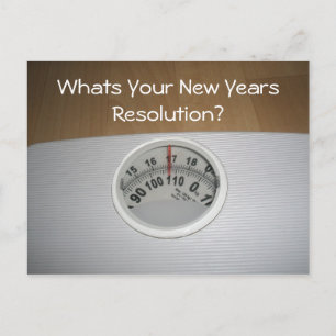 Cartes Pour Fêtes Annuelles La résolution de Whats Your New Years ?