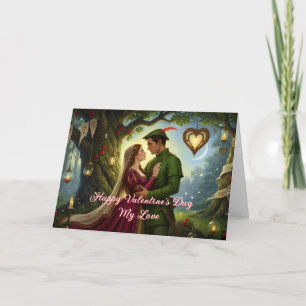 Cartes Pour Fêtes Annuelles La Romance Légendaire de la Forêt de Sherwood
