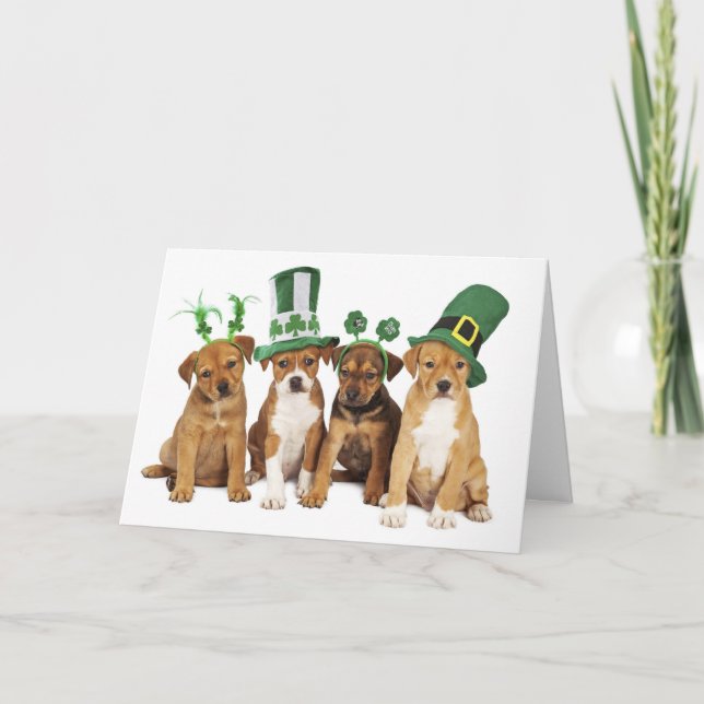 Cartes Pour Fêtes Annuelles La Saint-Patrick (Devant)