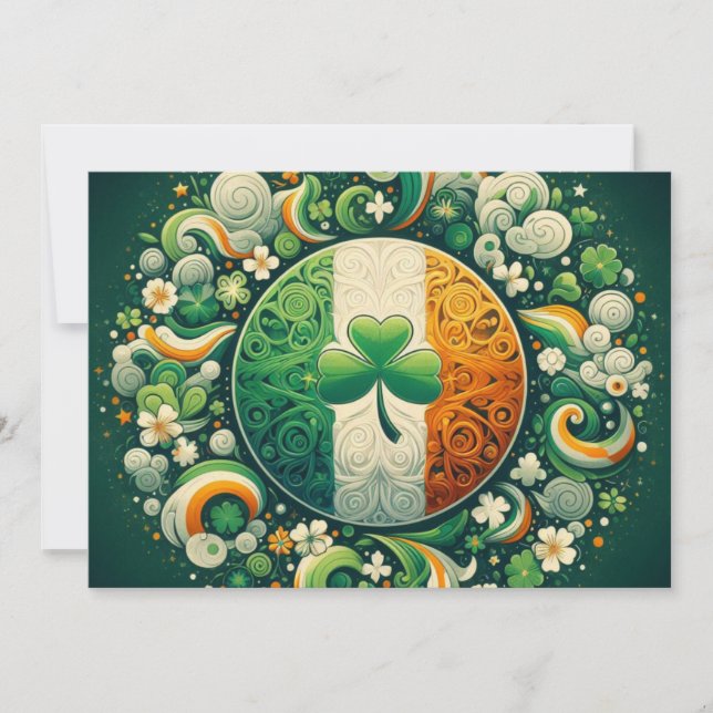 Cartes Pour Fêtes Annuelles la Saint Patrick d'Irlande/Irlande  (Devant)