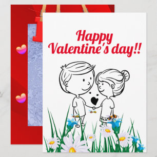 Cartes Pour Fêtes Annuelles la Saint-Valentin  