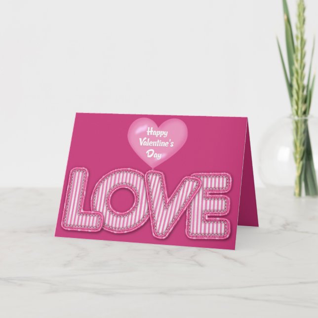 Cartes Pour Fêtes Annuelles la Saint-Valentin (Devant)