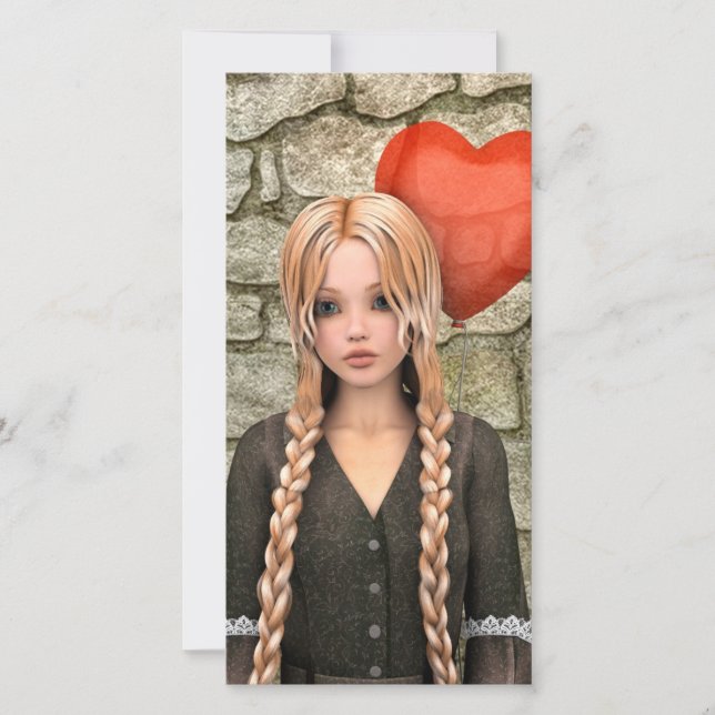 Cartes Pour Fêtes Annuelles la Saint-Valentin (Devant)