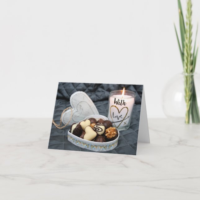 Cartes Pour Fêtes Annuelles la Saint-Valentin  (Devant)