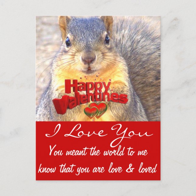 Cartes Pour Fêtes Annuelles La Saint-Valentin Amour_ (Devant)