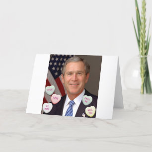 Cartes Pour Fêtes Annuelles La Saint-Valentin de George Bush